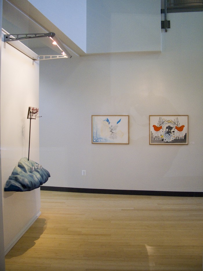 View of exhibition at Cafritz Art Center, Montgomery College (Takoma Park, Md)